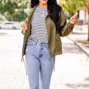 NWOT Green Jacket